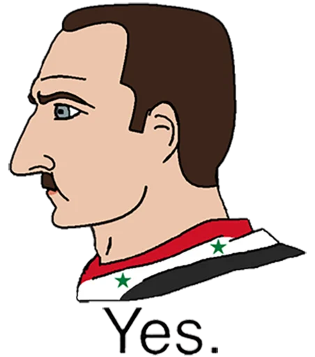 🇸🇾 Стикер «Yes Chad» для Telegram