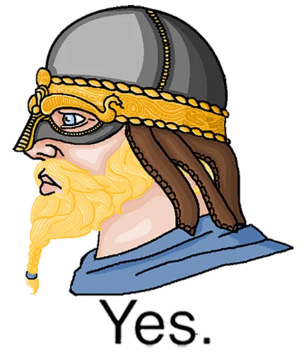 🇳🇴 Стикер «Yes Chad» для Telegram