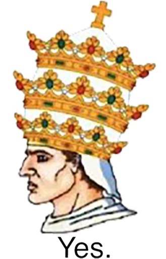 🇻🇦 Стикер «Yes Chad» для Telegram