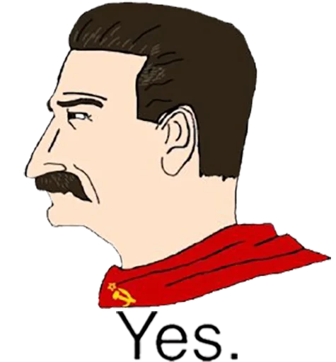 🇬🇪 Стикер «Yes Chad» для Telegram
