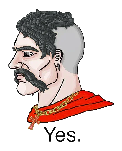 🇺🇦 Стикер «Yes Chad» для Telegram