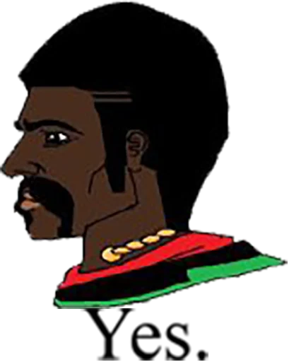 🇿🇲 Стикер «Yes Chad» для Telegram