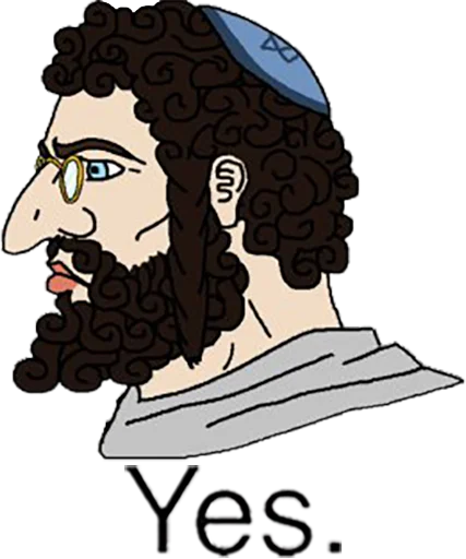🇮🇱 Стикер «Yes Chad» для Telegram