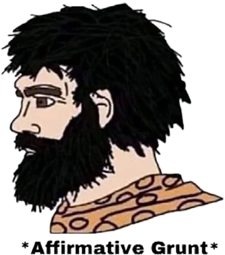 🦧 Стикер «Yes Chad» для Telegram