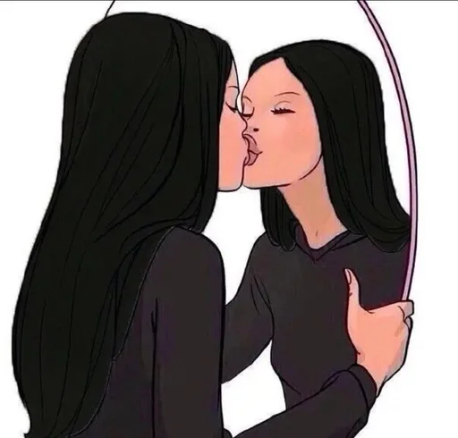 💋 Стикер «я лучшая» для Telegram