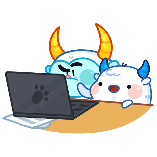 🤩 Стикер «Йети» для Telegram