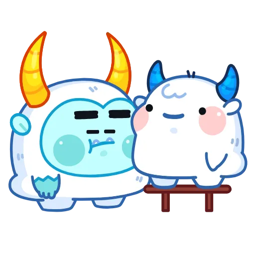 🤩 Стикер «Йети» для Telegram