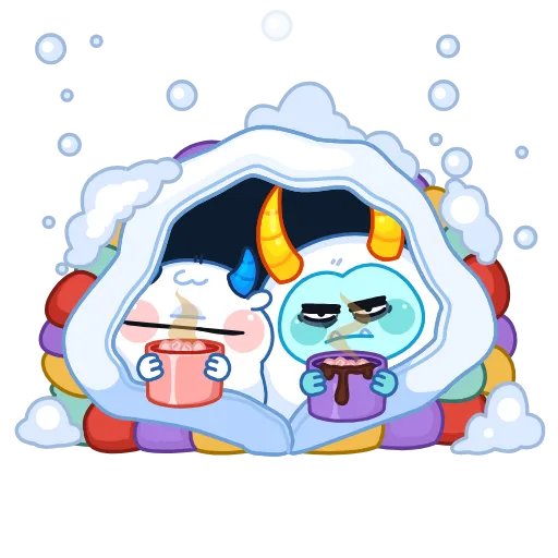 🤩 Стикер «Йети» для Telegram