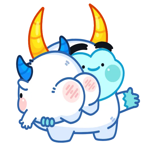 🍑 Стикер «Йети» для Telegram