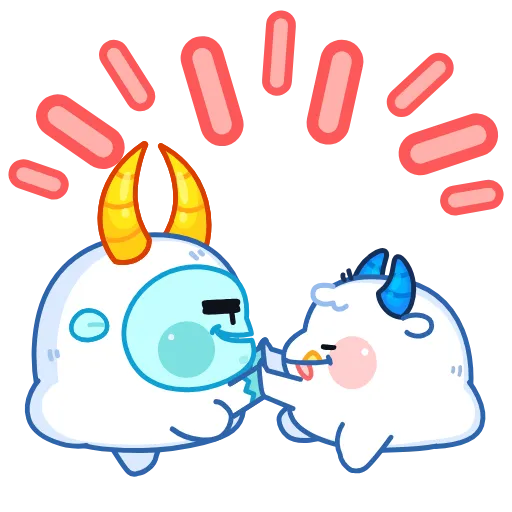 🤩 Стикер «Йети» для Telegram