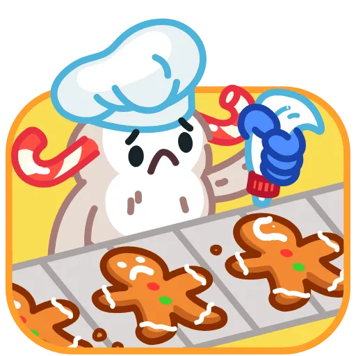 😔 Стикер «Yeti on Holidays» для Telegram