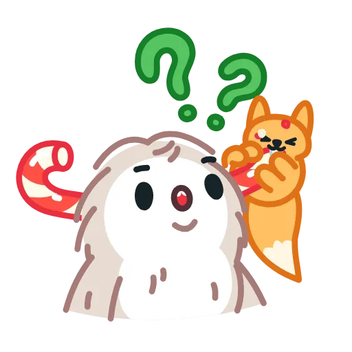 🤔 Стикер «Yeti on Holidays» для Telegram