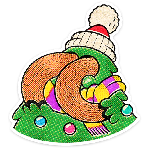 🎄 Стикер «Евлампий» для Telegram