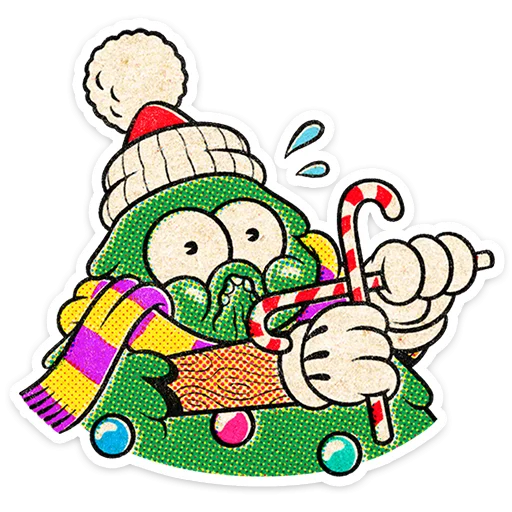🎄 Стикер «Евлампий» для Telegram