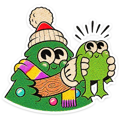 🎄 Стикер «Евлампий» для Telegram