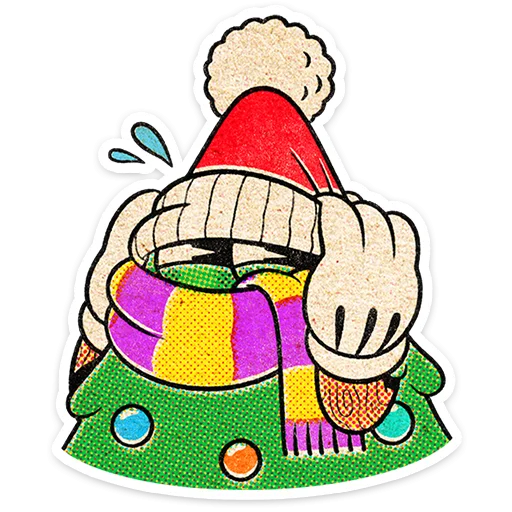 🎄 Стикер «Евлампий» для Telegram