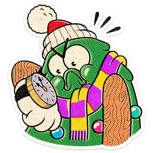 🎄 Стикер «Евлампий» для Telegram