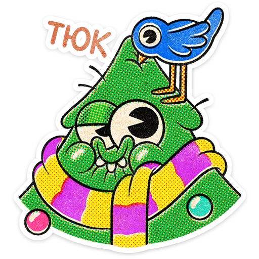 🎄 Стикер «Евлампий» для Telegram