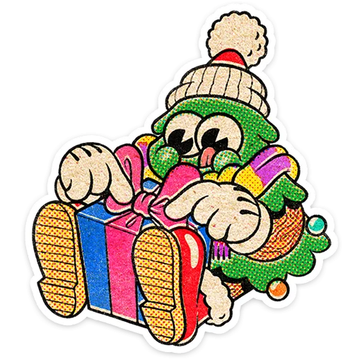 🎄 Стикер «Евлампий» для Telegram