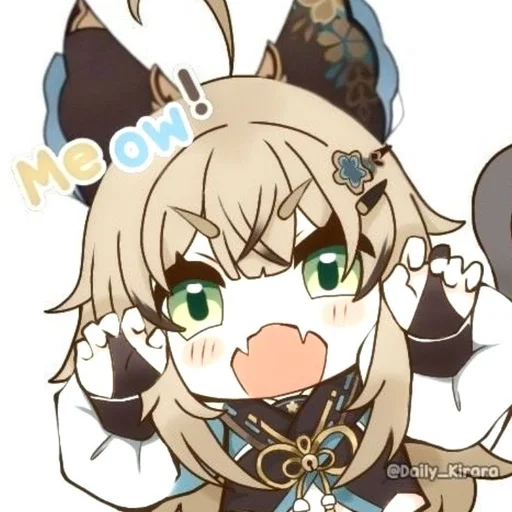 🐈 Стикер «Kirara» для Telegram