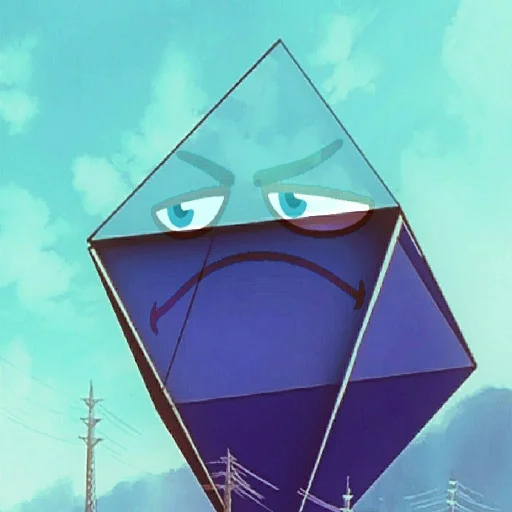 😶 Стикер «ивангелион» для Telegram