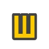 🟡 Эмодзи «Yellow & Gray Alphabet» для Telegram