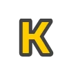 🟡 Эмодзи «Yellow & Gray Alphabet» для Telegram