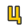 🟡 Эмодзи «Yellow & Gray Alphabet» для Telegram