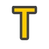 🟡 Эмодзи «Yellow & Gray Alphabet» для Telegram