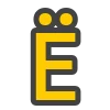 🟡 Эмодзи «Yellow & Gray Alphabet» для Telegram