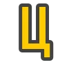 🟡 Эмодзи «Yellow & Gray Alphabet» для Telegram