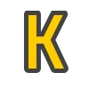 🟡 Эмодзи «Yellow & Gray Alphabet» для Telegram