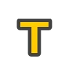 🟡 Эмодзи «Yellow & Gray Alphabet» для Telegram