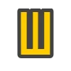 🟡 Эмодзи «Yellow & Gray Alphabet» для Telegram