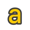 Стикерпак Yellow & Gray Alphabet для Telegram
