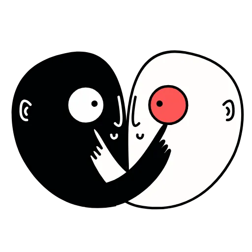 Стикерпак Yin&Yang для Telegram