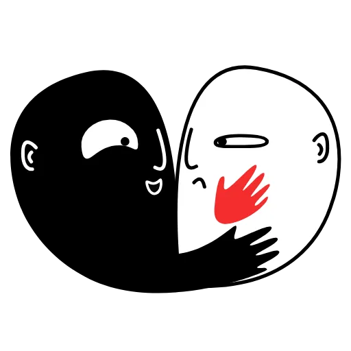 😡 Стикер «Yin&Yang» для Telegram