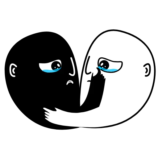 😓 Стикер «Yin&Yang» для Telegram