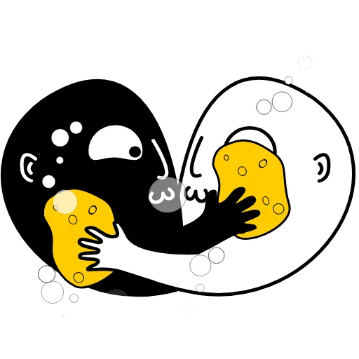 🚿 Стикер «Yin&Yang» для Telegram