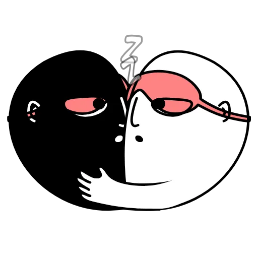 😴 Стикер «Yin&Yang» для Telegram