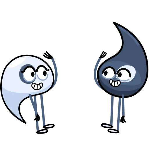 🙌 Стикер «Ying & Yang» для Telegram