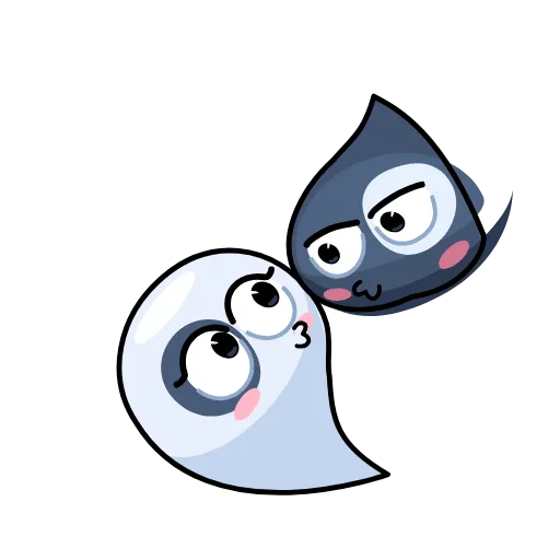 ❤️ Стикер «Ying & Yang» для Telegram