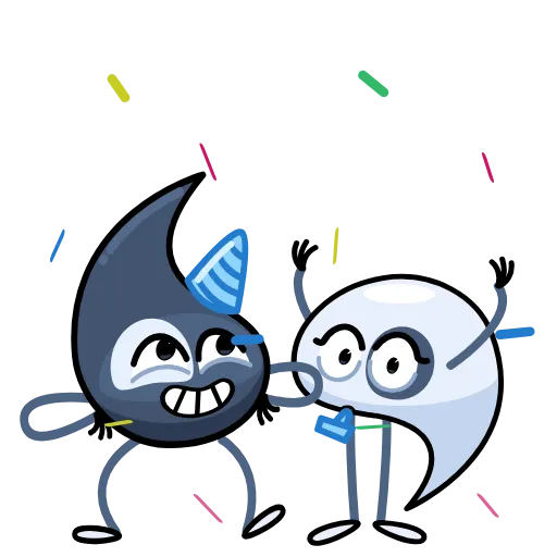 🥳 Стикер «Ying & Yang» для Telegram