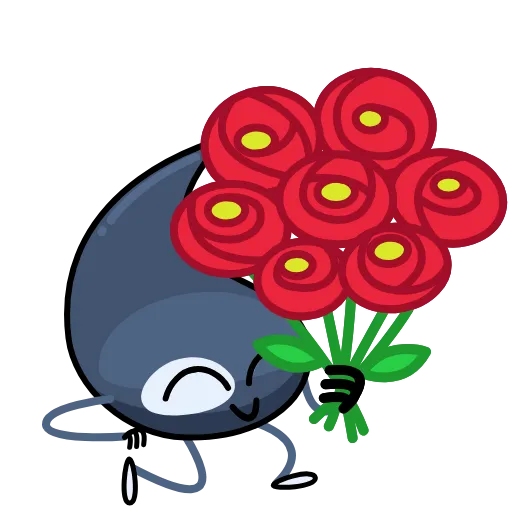 💐 Стикер «Ying & Yang» для Telegram