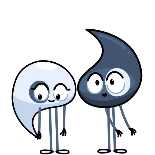 😘 Стикер «Ying & Yang» для Telegram