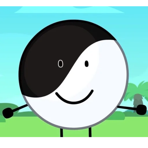 🙂 Стикер «Yin Yang Inanimate Insanity» для Telegram