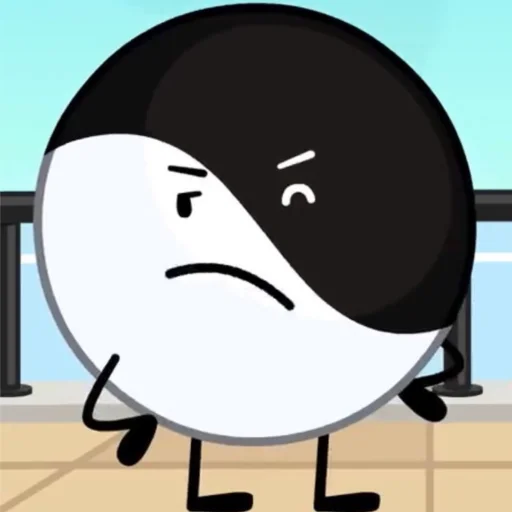 😒 Стикер «Yin Yang Inanimate Insanity» для Telegram