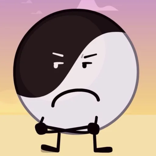 😠 Стикер «Yin Yang Inanimate Insanity» для Telegram