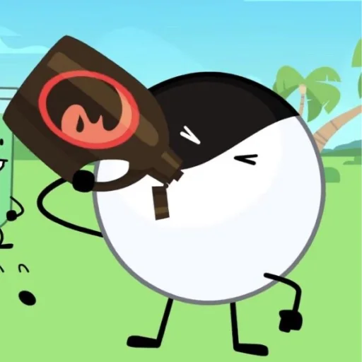 😶 Стикер «Yin Yang Inanimate Insanity» для Telegram