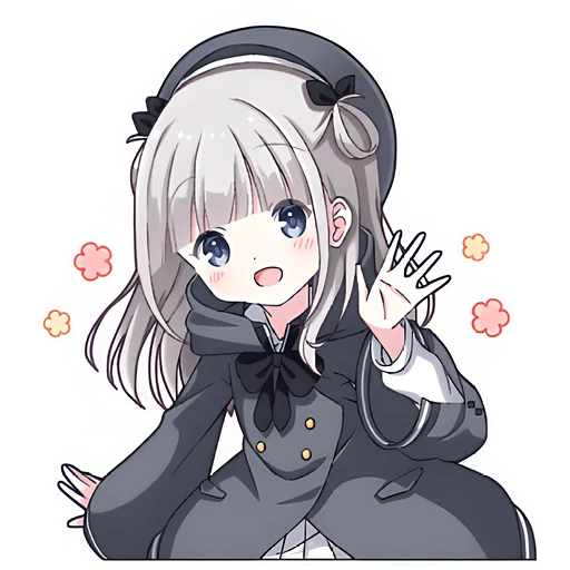 Стикерпак Умная тян для Telegram